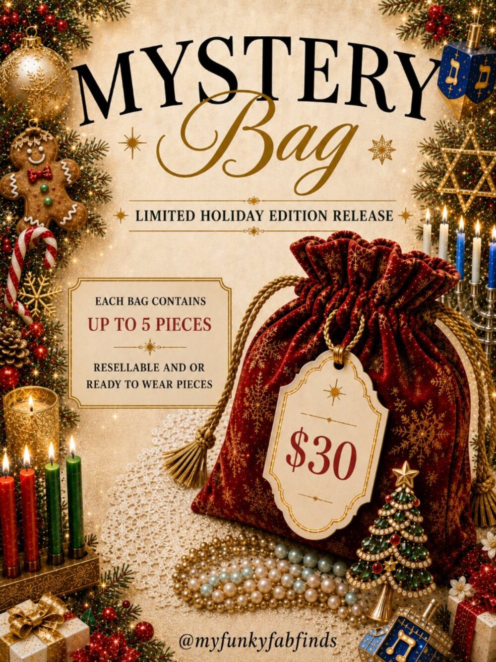 LIMITED EDITION Holiday Mystery Bag - 5 Ready-to-Wear Pieces